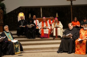 2015 service at Christ Cathedral Arboretum