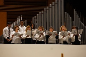 2015 service at Christ Cathedral Arboretum